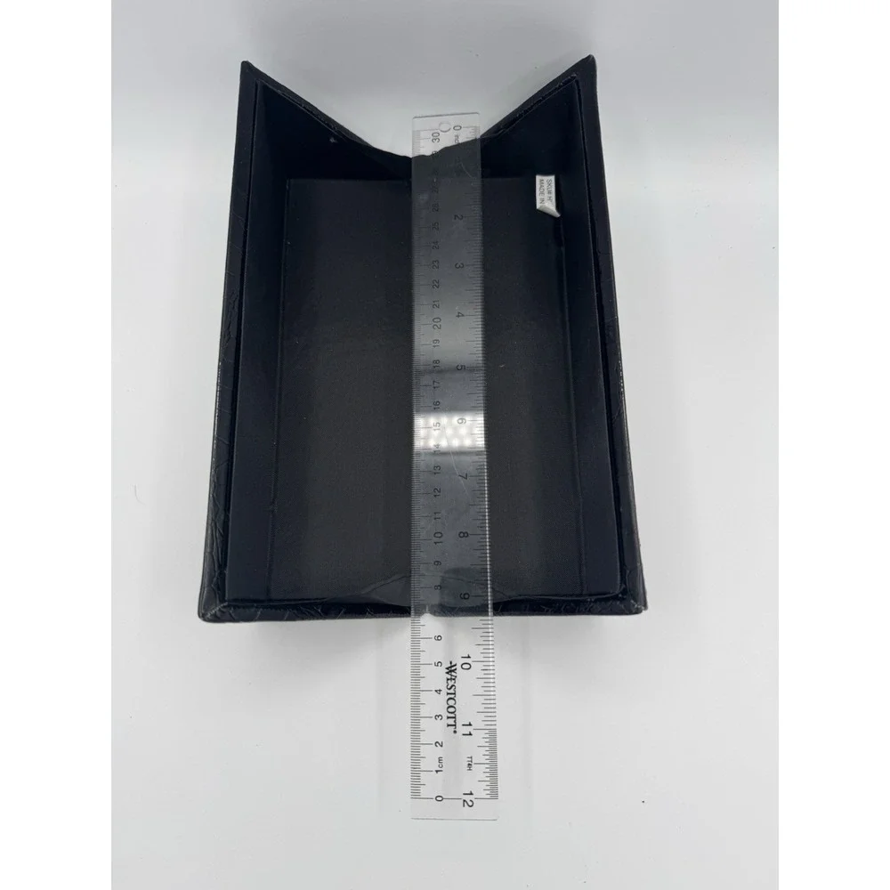 Morphe Croco Patent Vegan Black Leather Master Brush Magnetic Case